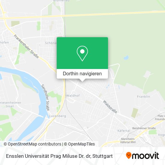 Ensslen Universität Prag Miluse Dr. dr Karte