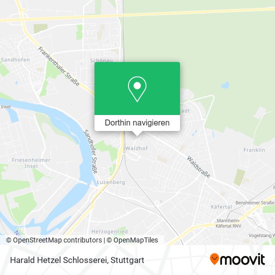 Harald Hetzel Schlosserei Karte