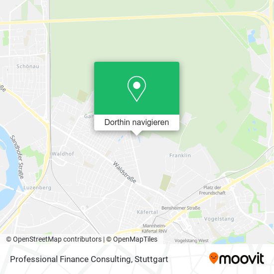Professional Finance Consulting Karte