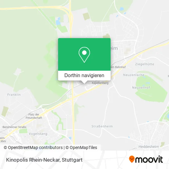 Kinopolis Rhein-Neckar Karte