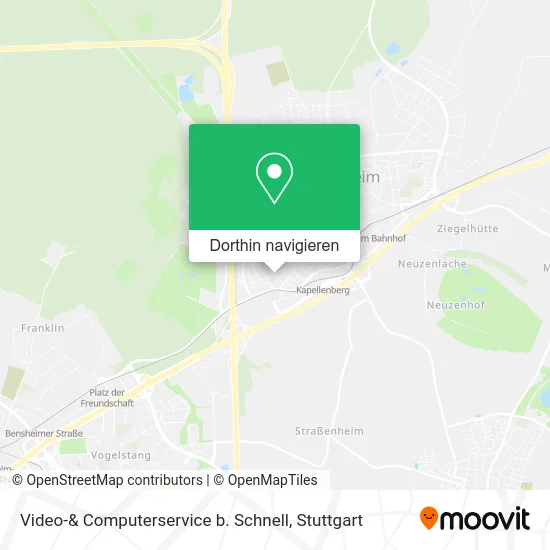 Video-& Computerservice b. Schnell Karte