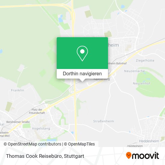 Thomas Cook Reisebüro Karte