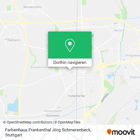 Farbenhaus Frankenthal Jörg Schmerenbeck Karte