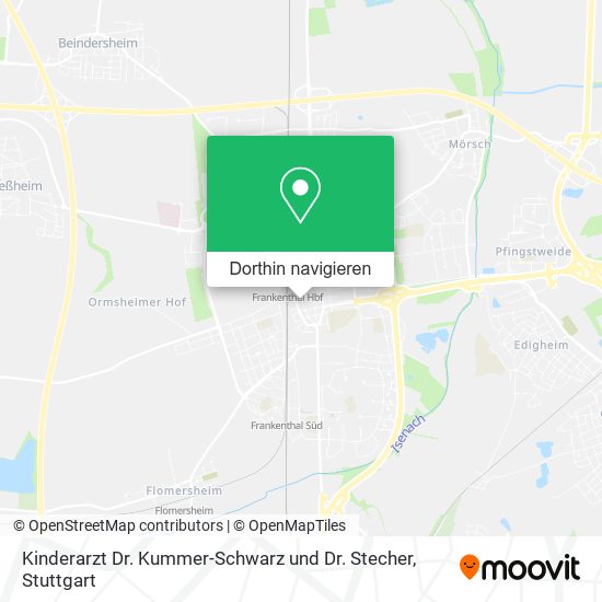 Kinderarzt Dr. Kummer-Schwarz und Dr. Stecher Karte