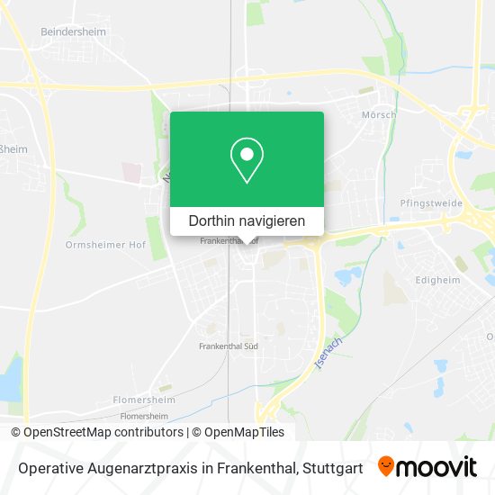 Operative Augenarztpraxis in Frankenthal Karte