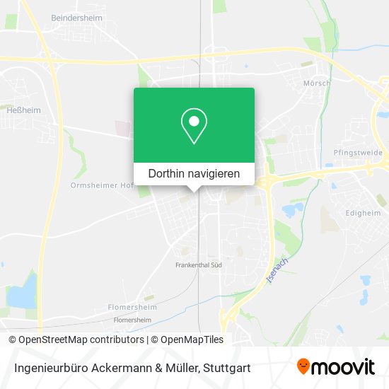 Ingenieurbüro Ackermann & Müller Karte