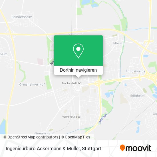 Ingenieurbüro Ackermann & Müller Karte