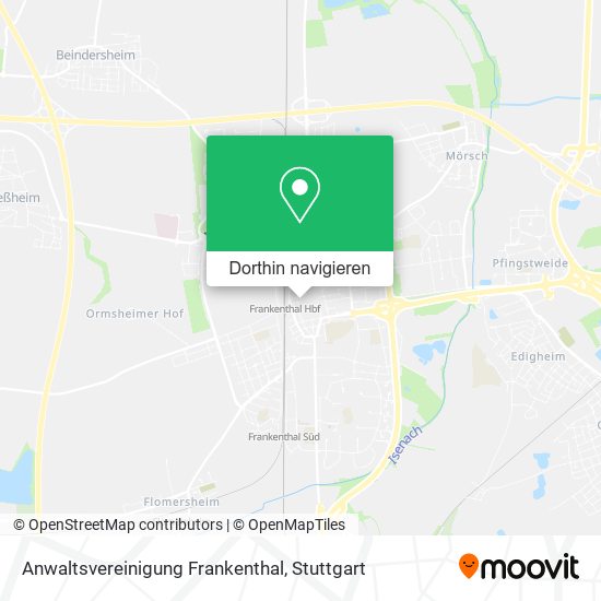 Anwaltsvereinigung Frankenthal Karte