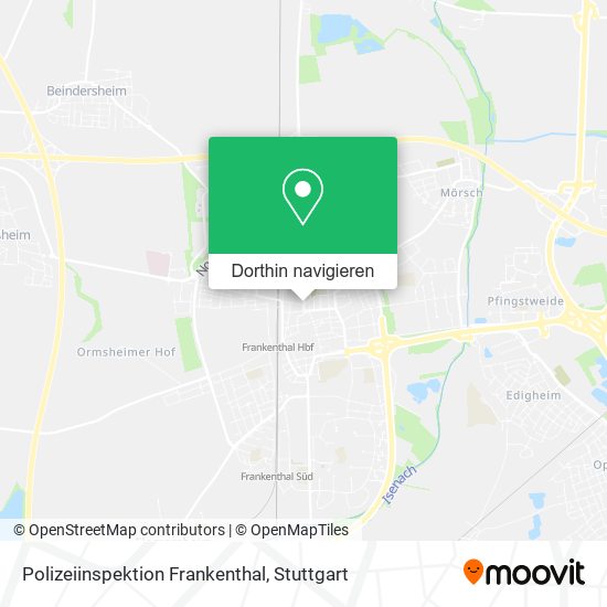 Polizeiinspektion Frankenthal Karte