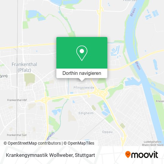 Krankengymnastik Wollweber Karte