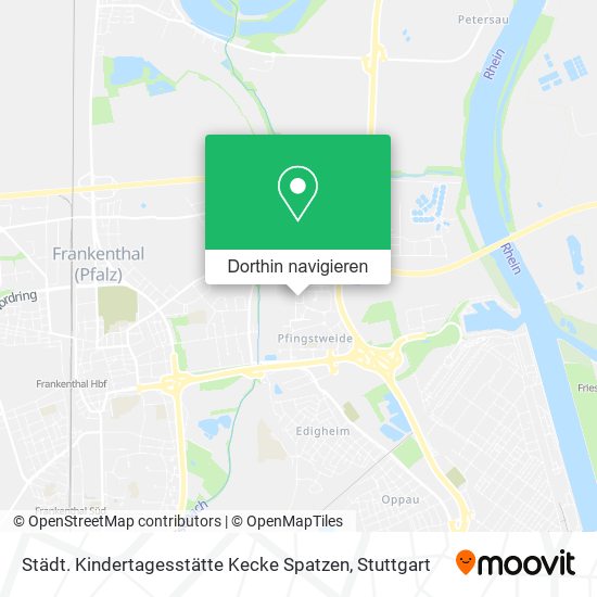 Städt. Kindertagesstätte Kecke Spatzen Karte