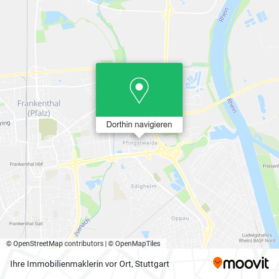 Ihre Immobilienmaklerin vor Ort Karte