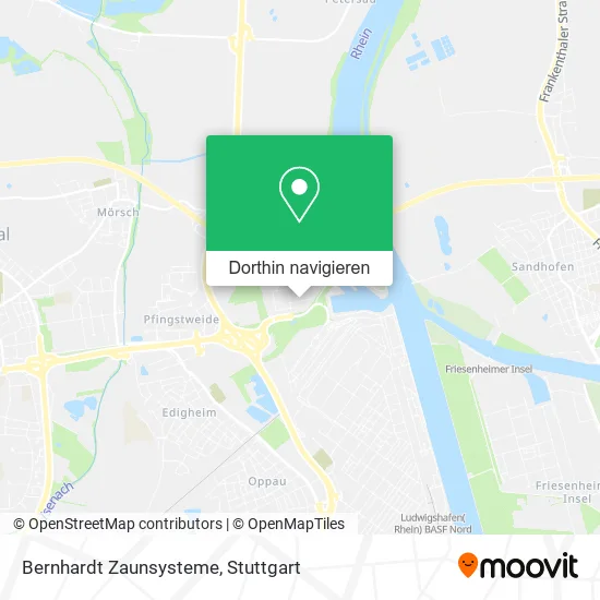 Bernhardt Zaunsysteme Karte