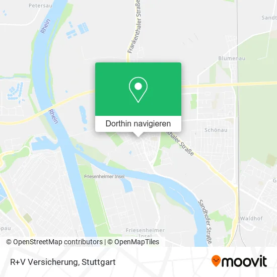 R+V Versicherung Karte