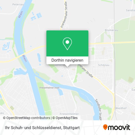 Ihr Schuh- und Schlüsseldienst Karte