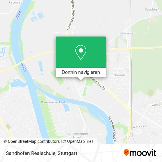 Sandhofen Realschule Karte