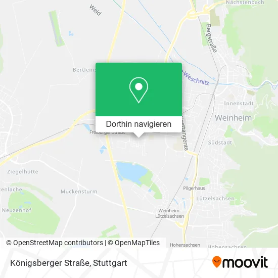 Königsberger Straße Karte