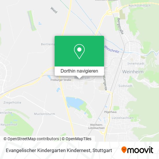 Evangelischer Kindergarten Kindernest Karte
