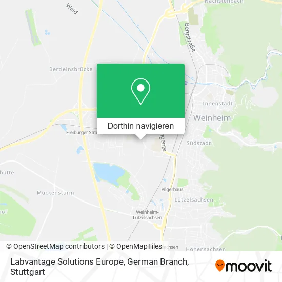 Labvantage Solutions Europe, German Branch Karte