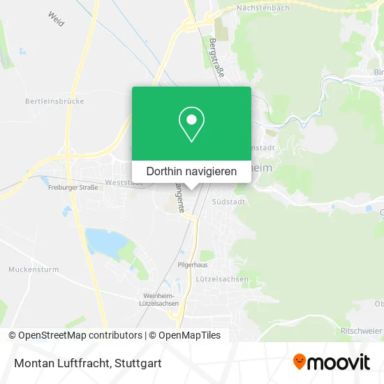 Montan Luftfracht Karte