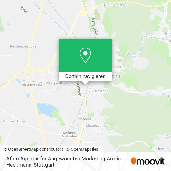 Afam Agentur für Angewandtes Marketing Armin Heckmann Karte