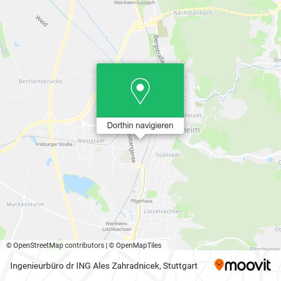 Ingenieurbüro dr ING Ales Zahradnicek Karte