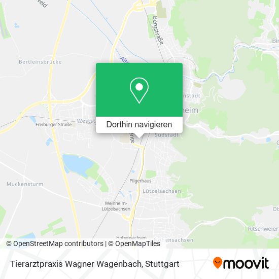 Tierarztpraxis Wagner Wagenbach Karte