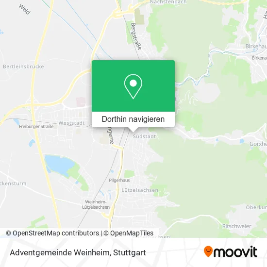 Adventgemeinde Weinheim Karte