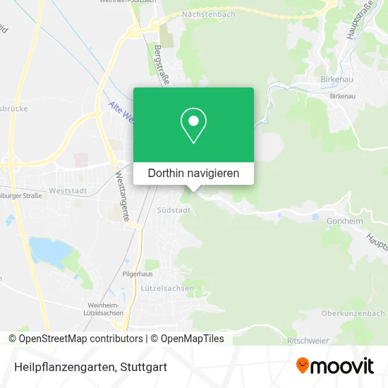 Heilpflanzengarten Karte