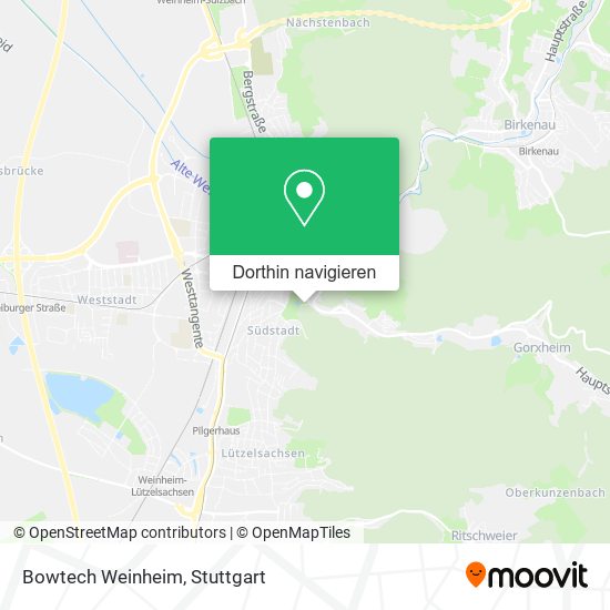 Bowtech Weinheim Karte