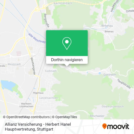 Allianz Versicherung - Herbert Hanel Hauptvertretung Karte