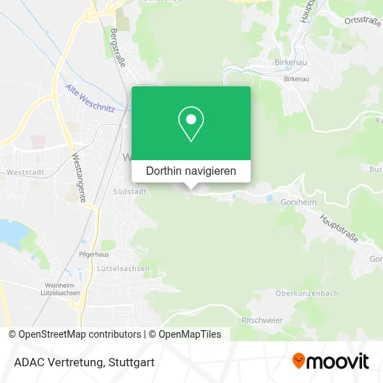 ADAC Vertretung Karte