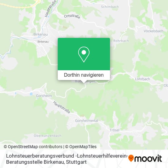Lohnsteuerberatungsverbund -Lohnsteuerhilfeverein- Beratungsstelle Birkenau Karte