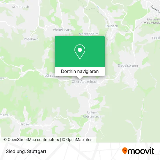 Siedlung Karte
