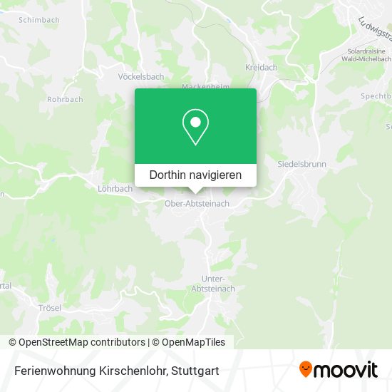 Ferienwohnung Kirschenlohr Karte