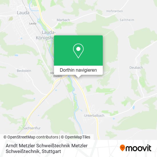 Arndt Metzler Schweißtechnik Metzler Schweißtechnik Karte