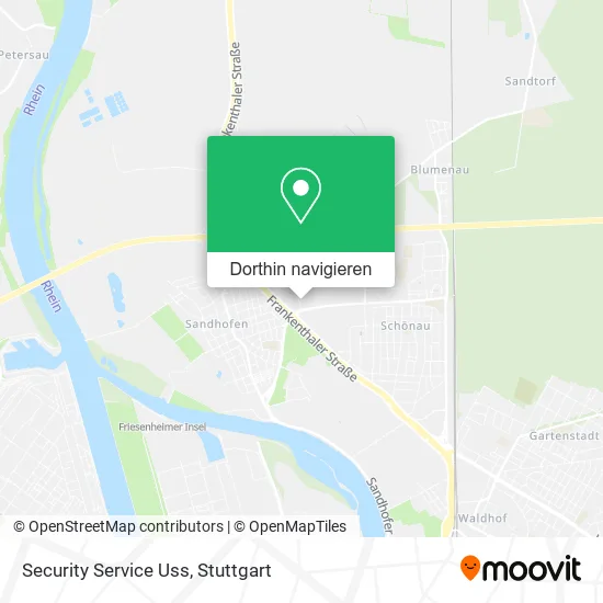 Security Service Uss Karte