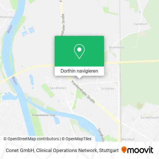 Conet GmbH, Clinical Operations Network Karte