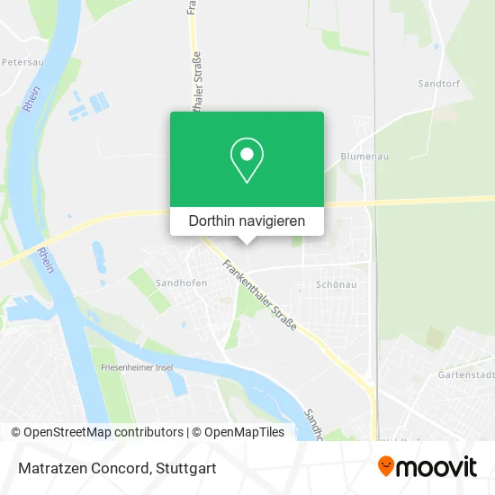 Matratzen Concord Karte