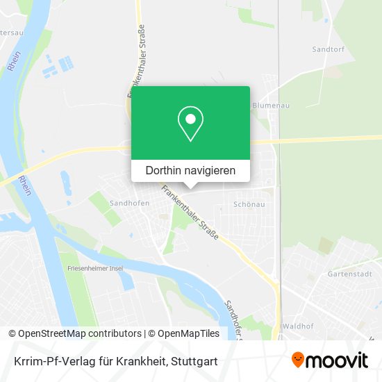 Krrim-Pf-Verlag für Krankheit Karte