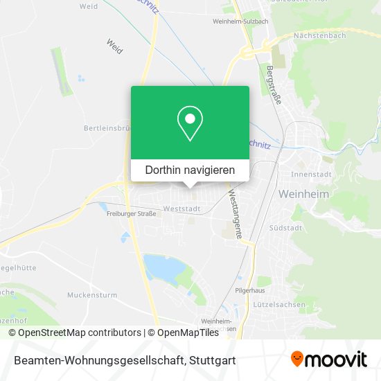 Beamten-Wohnungsgesellschaft Karte