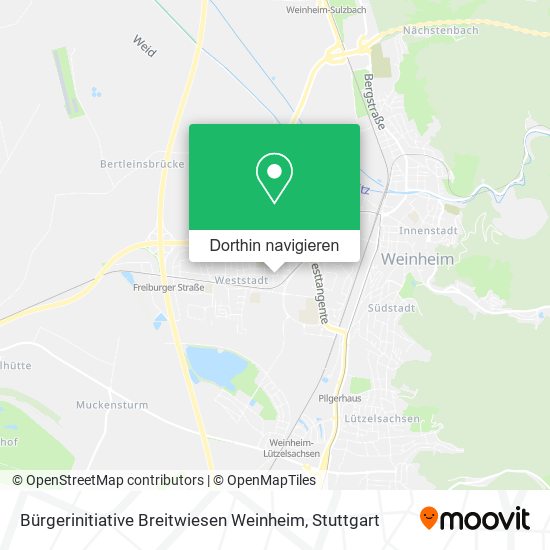 Bürgerinitiative Breitwiesen Weinheim Karte