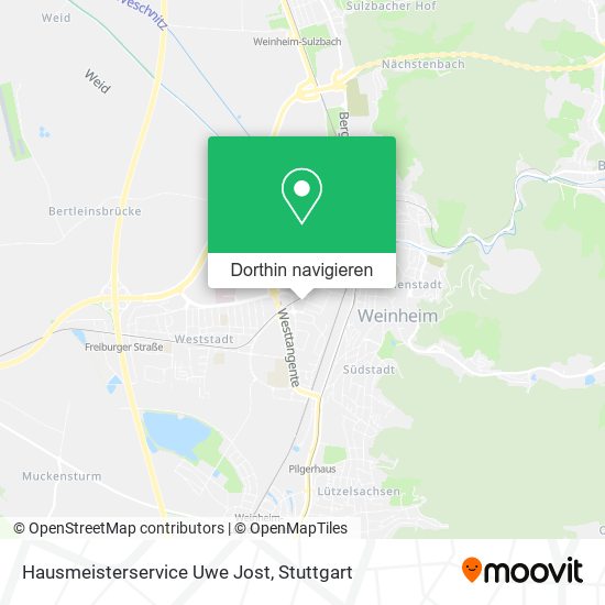 Hausmeisterservice Uwe Jost Karte