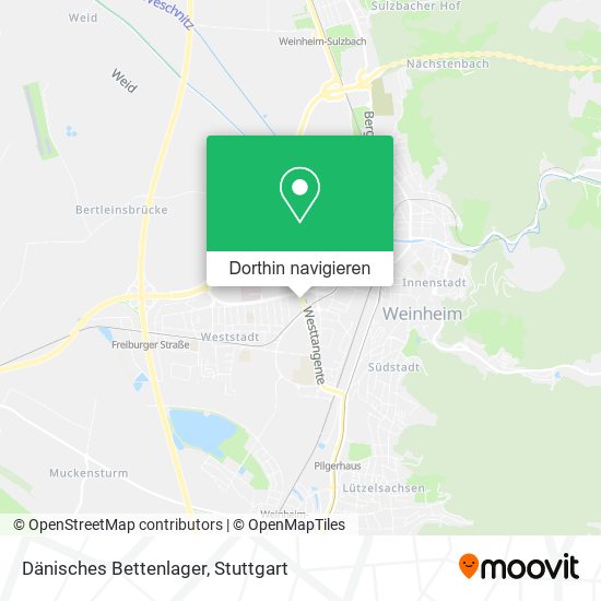 Dänisches Bettenlager Karte