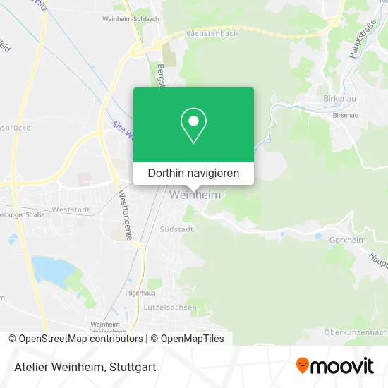 Atelier Weinheim Karte