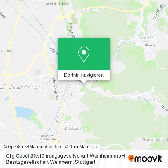 Gfg Geschäftsführungsgesellschaft Weinheim mbH Besitzgesellschaft Weinheim Karte