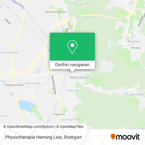 Physiotherapie Henning Leip Karte
