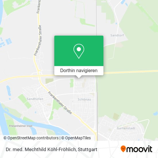 Dr. med. Mechthild Köhl-Fröhlich Karte