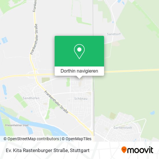 Ev. Kita Rastenburger Straße Karte