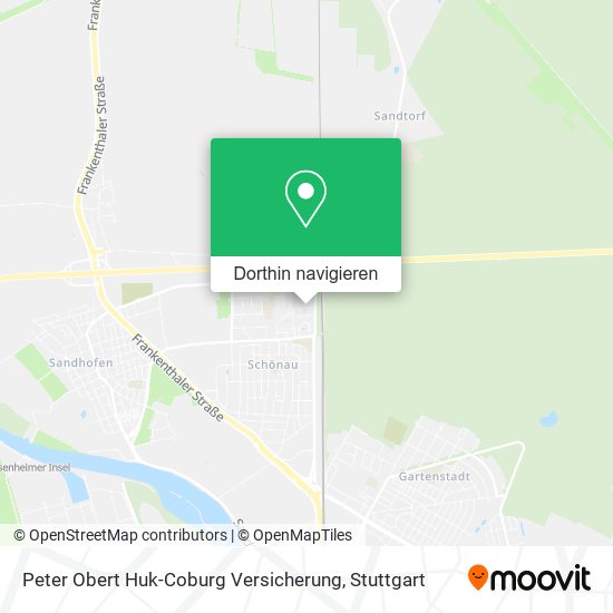 Peter Obert Huk-Coburg Versicherung Karte